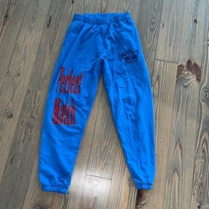 Boys Lie Blue Sequin Medium Sweatpants